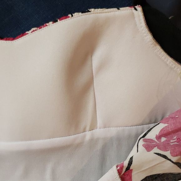 Eclipse Pink White Black Summer Spring Wedding Dress Midi Small - Picture 10 of 10